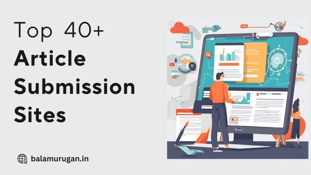 Top 40+ Article Submission Sites in 2026 Cover