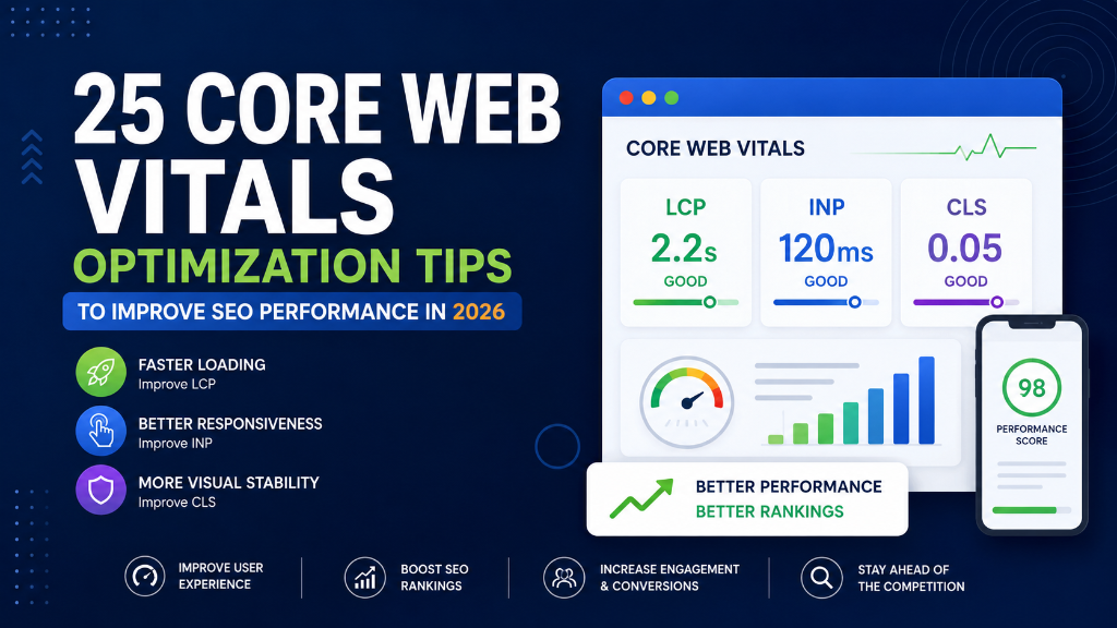 25 Core Web Vitals Optimization Tips to Improve SEO Performance in 2026