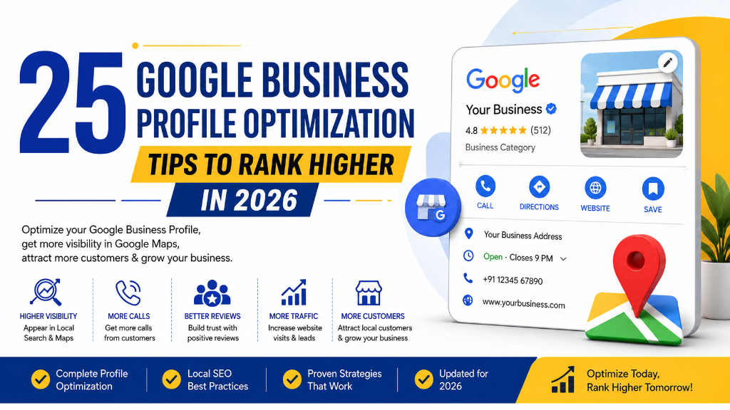 25 Google Business Profile Optimization Tips to Rank Higher in 2026