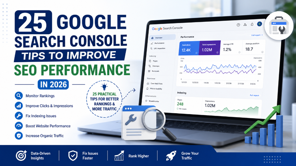 25 Google Search Console Tips to Improve SEO Performance in 2026