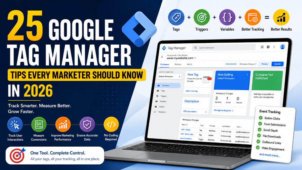 25 Google Tag Manager Tips Cover
